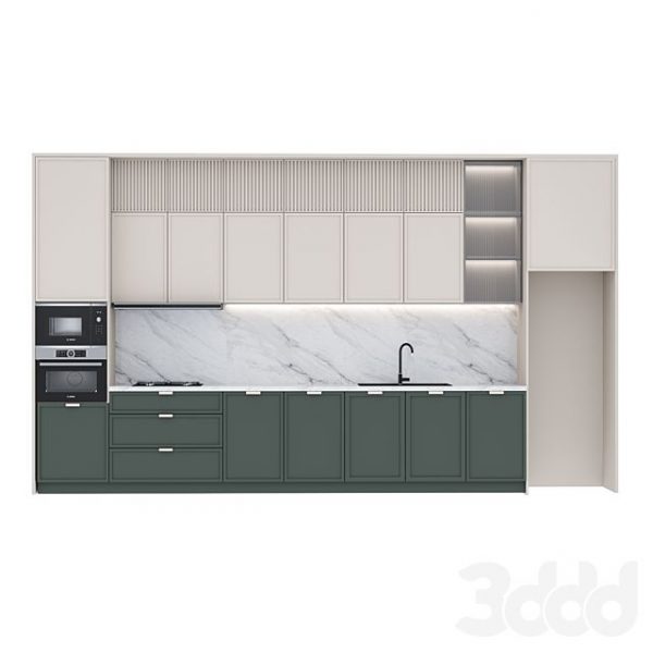 Tủ Bếp Urban Mint – Thanh Lịch & Hiện Đại