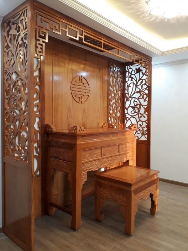Thiết kế bàn thờ phong cách Á Đông
