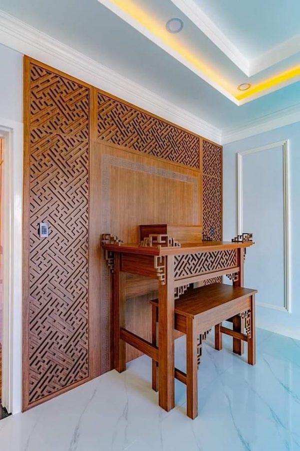 Tủ thờ lớn hiện đại và tinh tế